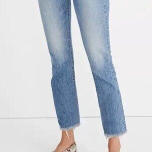 Madewell The Perfect Vintage Jean Straight Leg Ainsworth Wash Blue Size 25P